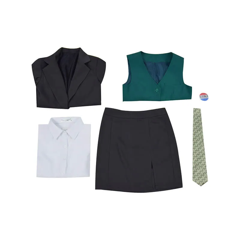 2021 Lady Loki Costume Female Loki Skirt Cosplay Costume Uniform for Sale