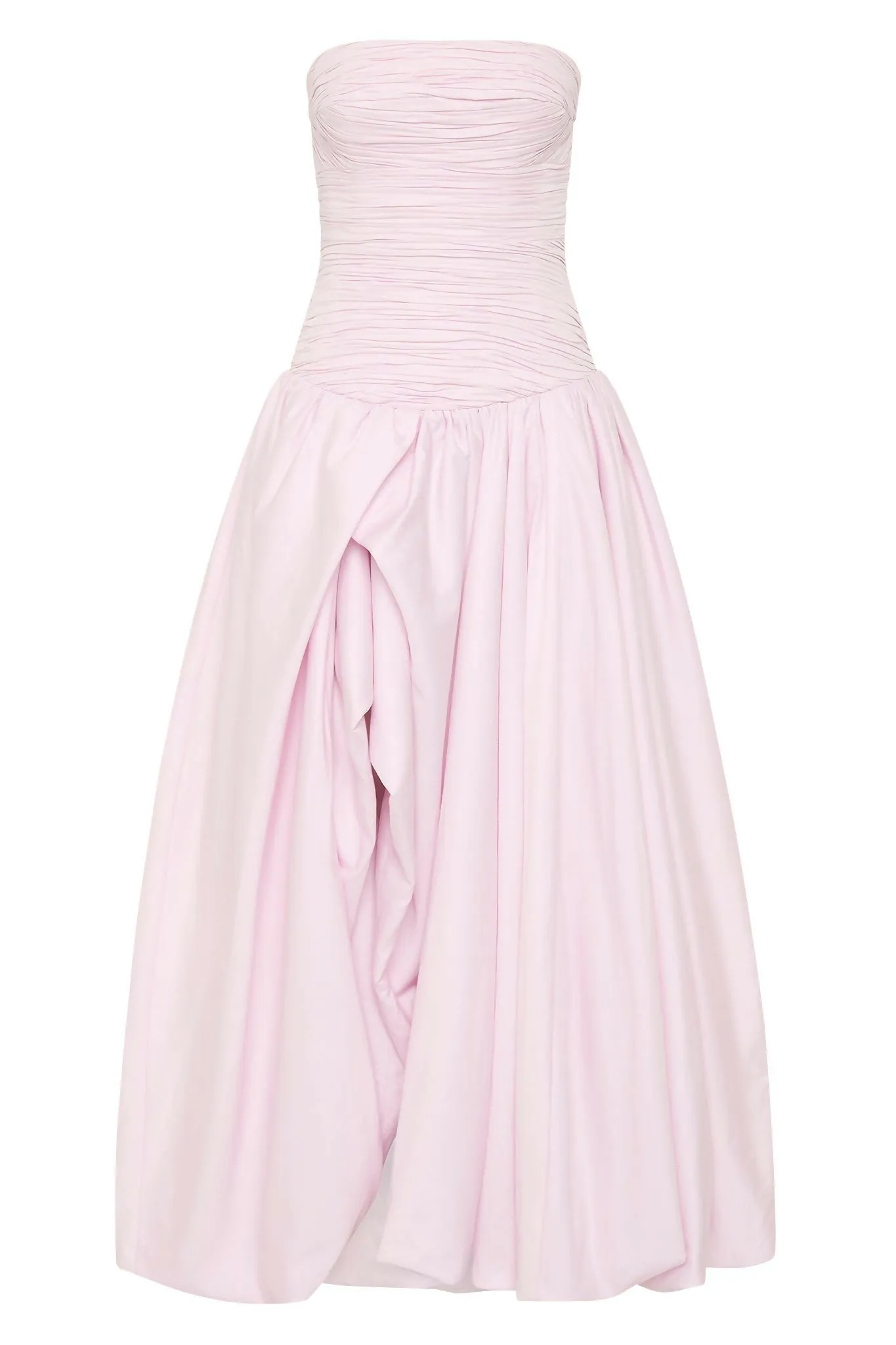 Aje Violette Bubble Hem Maxi Baby Pink