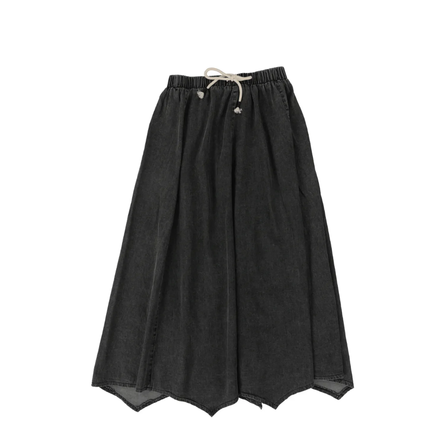 ANALOGIE BY LIL LEGS BLACK WASH MAXI SKIRT
