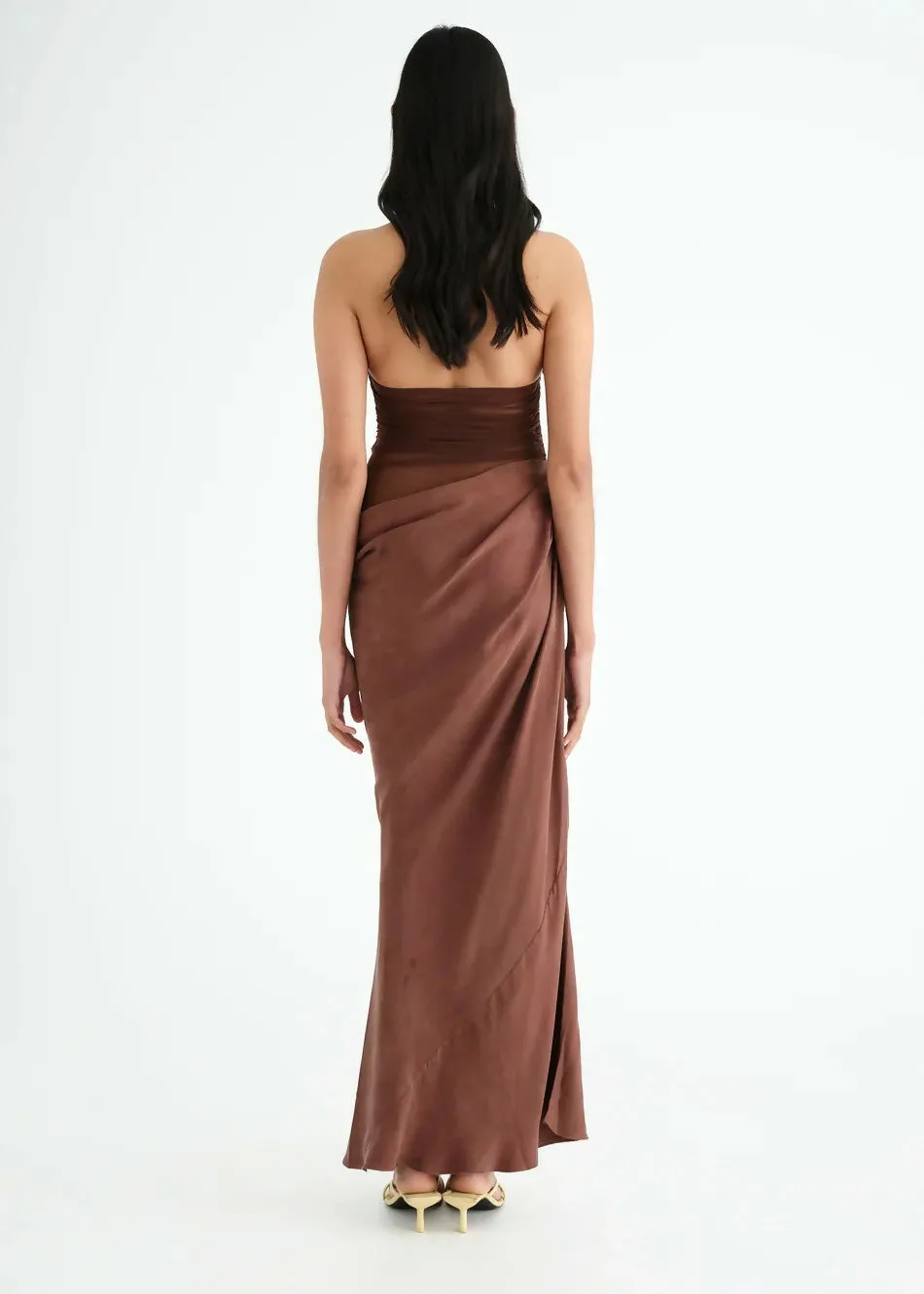 Benni Gina Maxi Dress in Chocolate