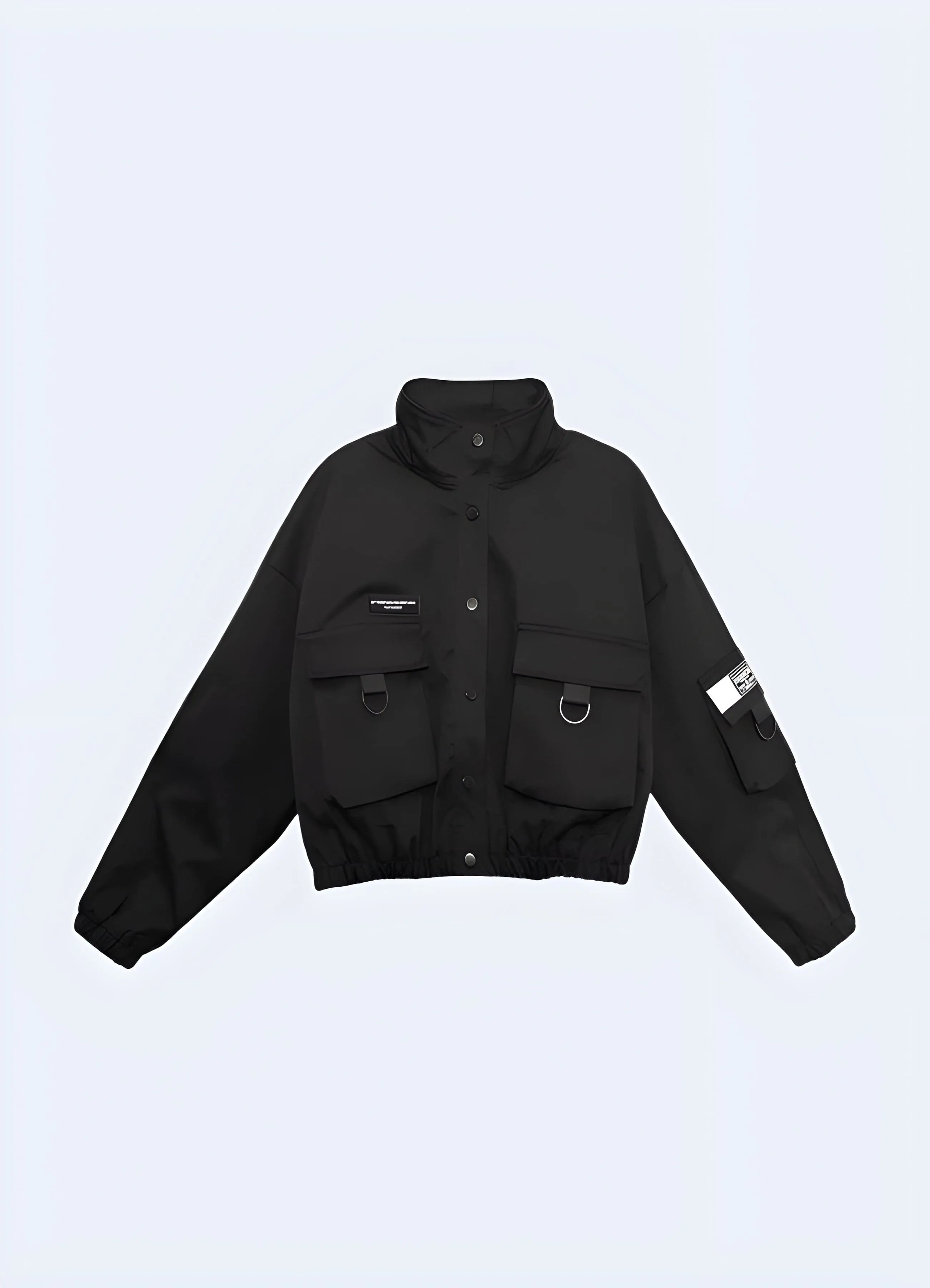 Black Tactical Bomber Women