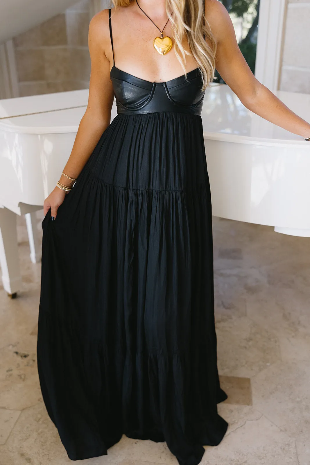 Blakely Maxi Dress - Black