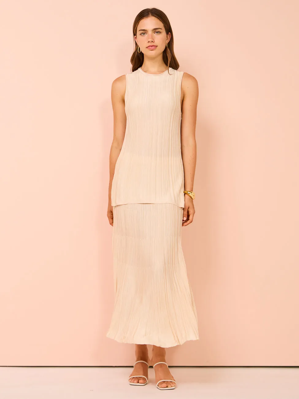 Blanca Aldina Skirt in Cream