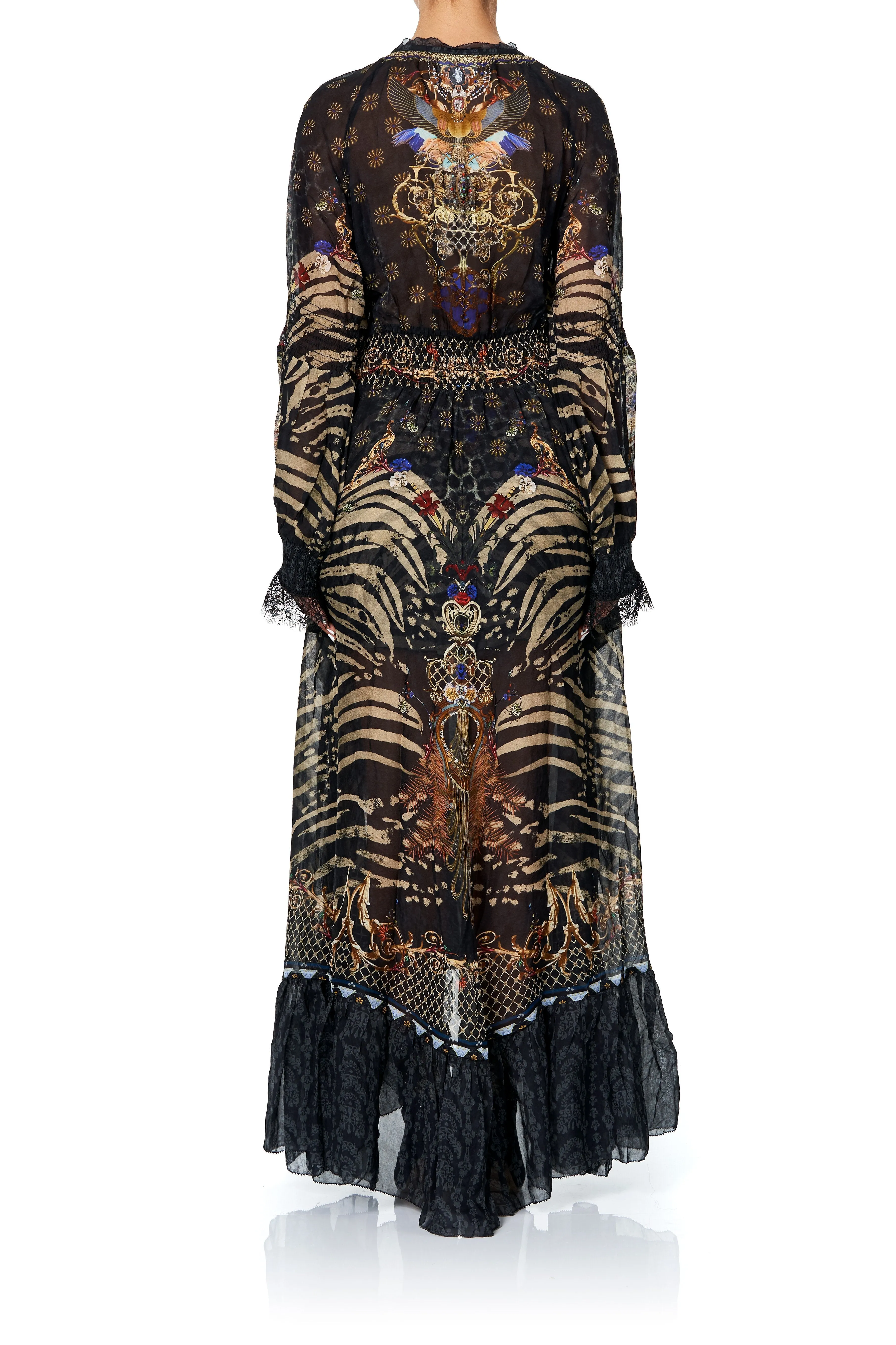 BLOUSON SLEEVE WRAP DRESS THE NIGHT WE MET