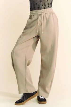 Blue Zone Planet |  Davi & Dani Drawstring Wide Leg Sweatpants