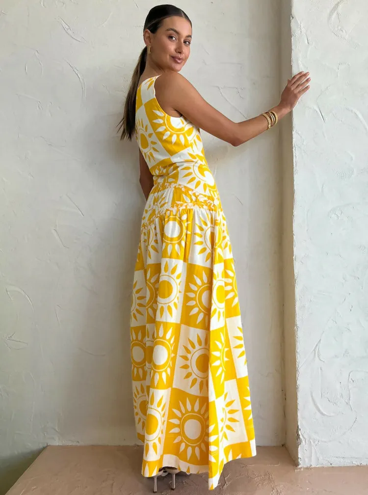 By Nicola Goldie One Shoulder Maxi Dress in Large Sol Size 12