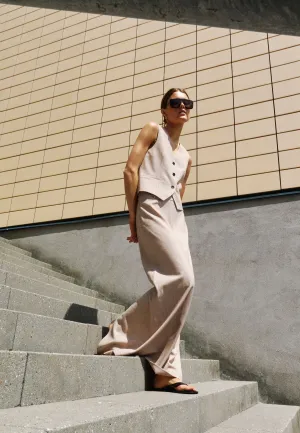 Cano maxi skirt - Beige