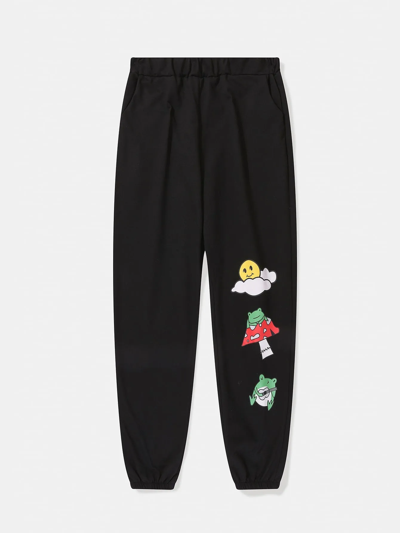 Cartoon Natural Long Women Sweatpants