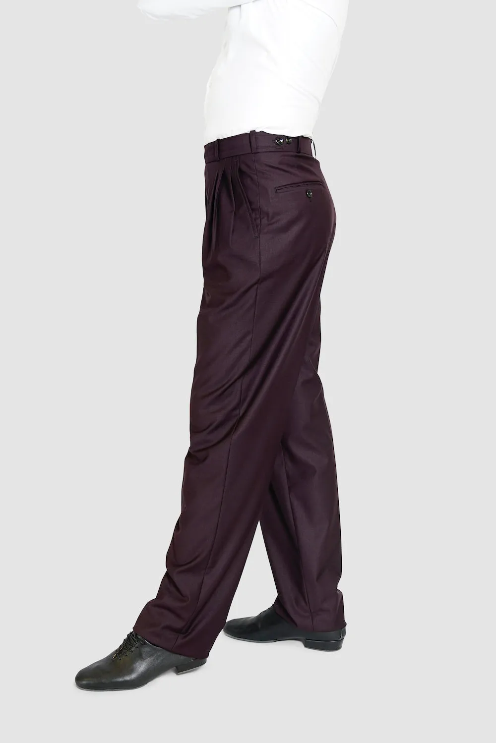 Classic Tango Pants, Burgundy