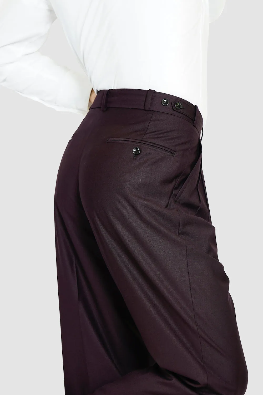 Classic Tango Pants, Burgundy