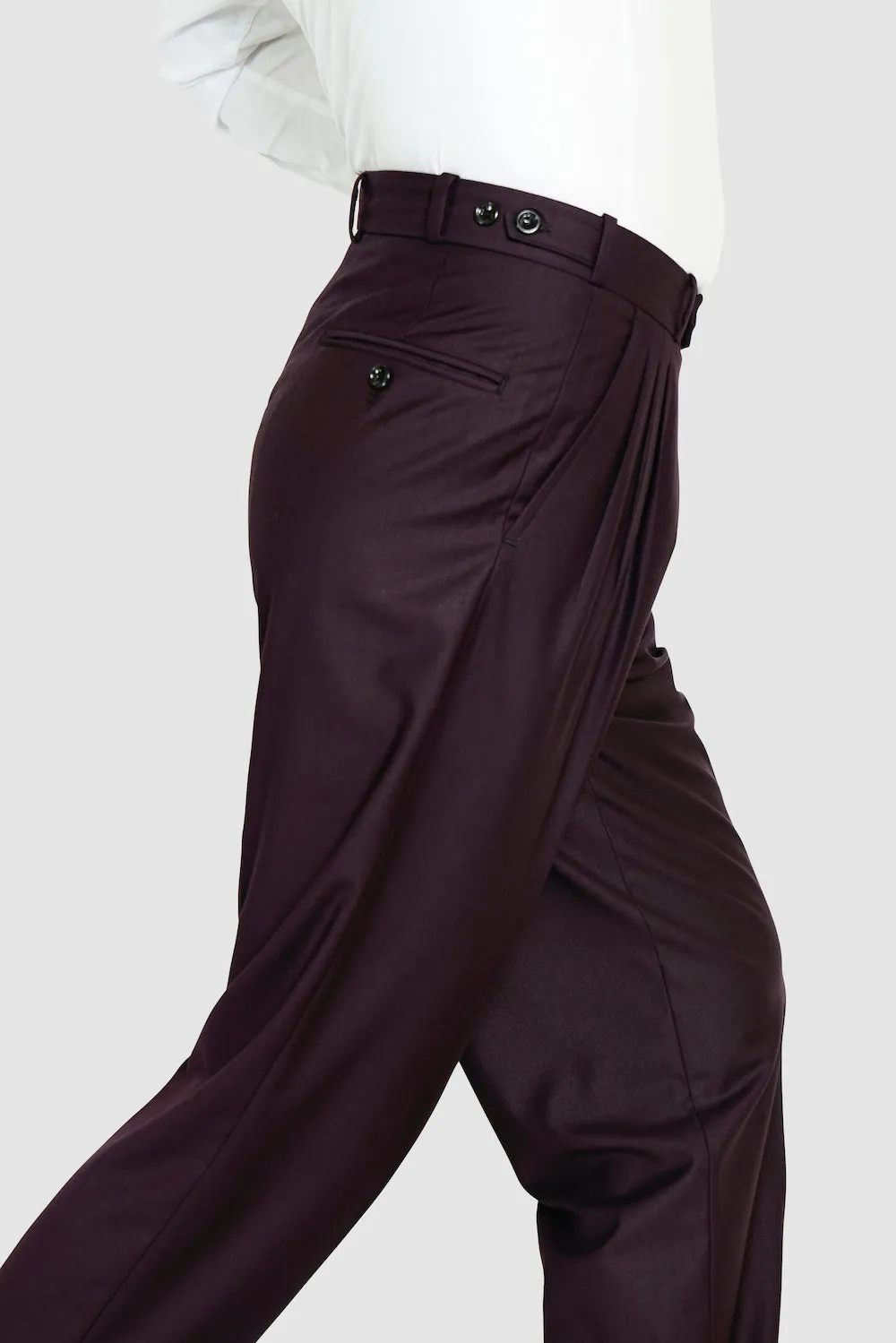 Classic Tango Pants, Burgundy