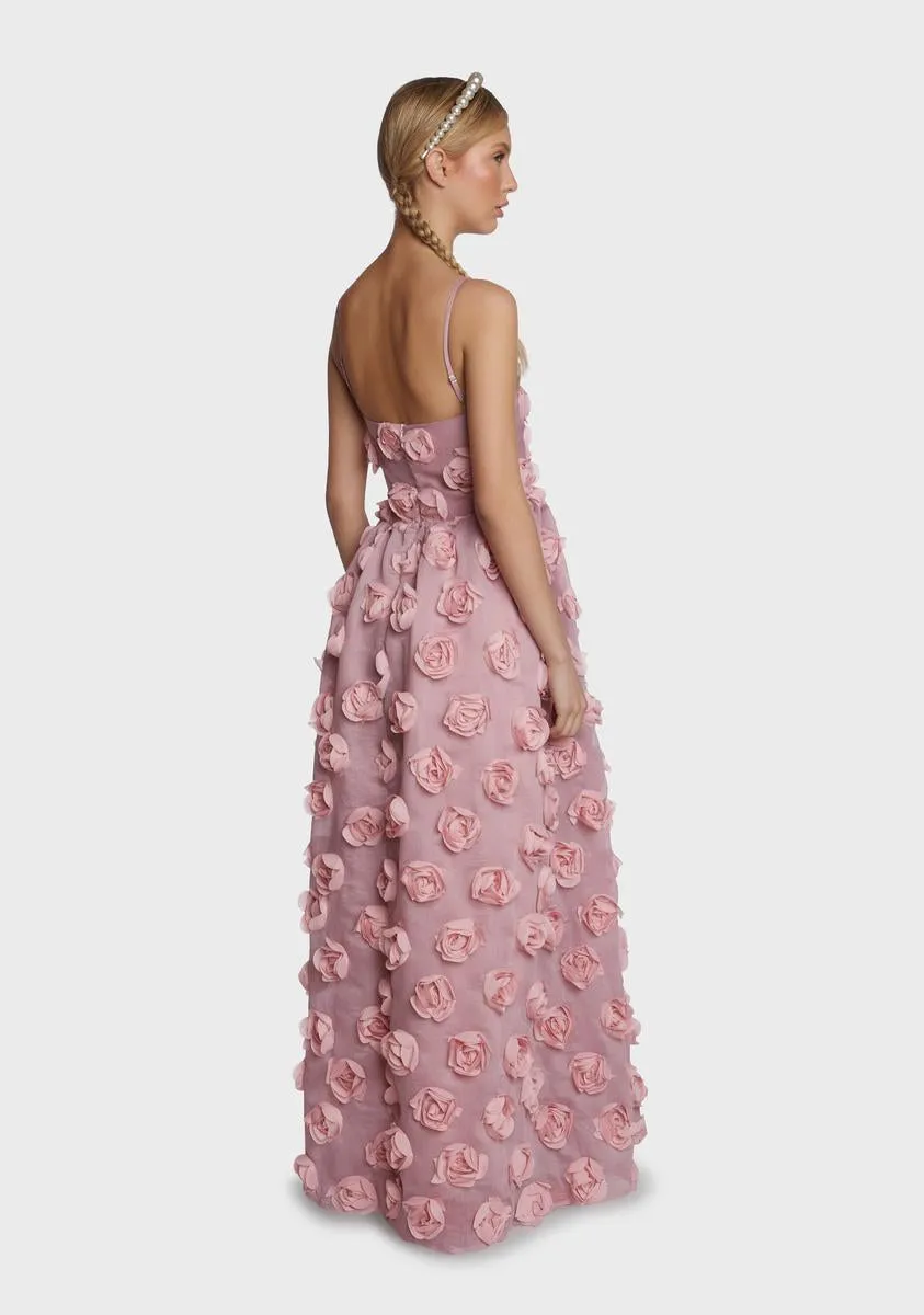 Corsage Maxi Dress