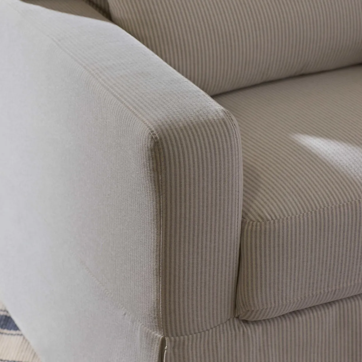 Crawford Pillowback Comfort Swivel Glider in Eco-Performance Fabric | Water Repellent & Stain Resistant