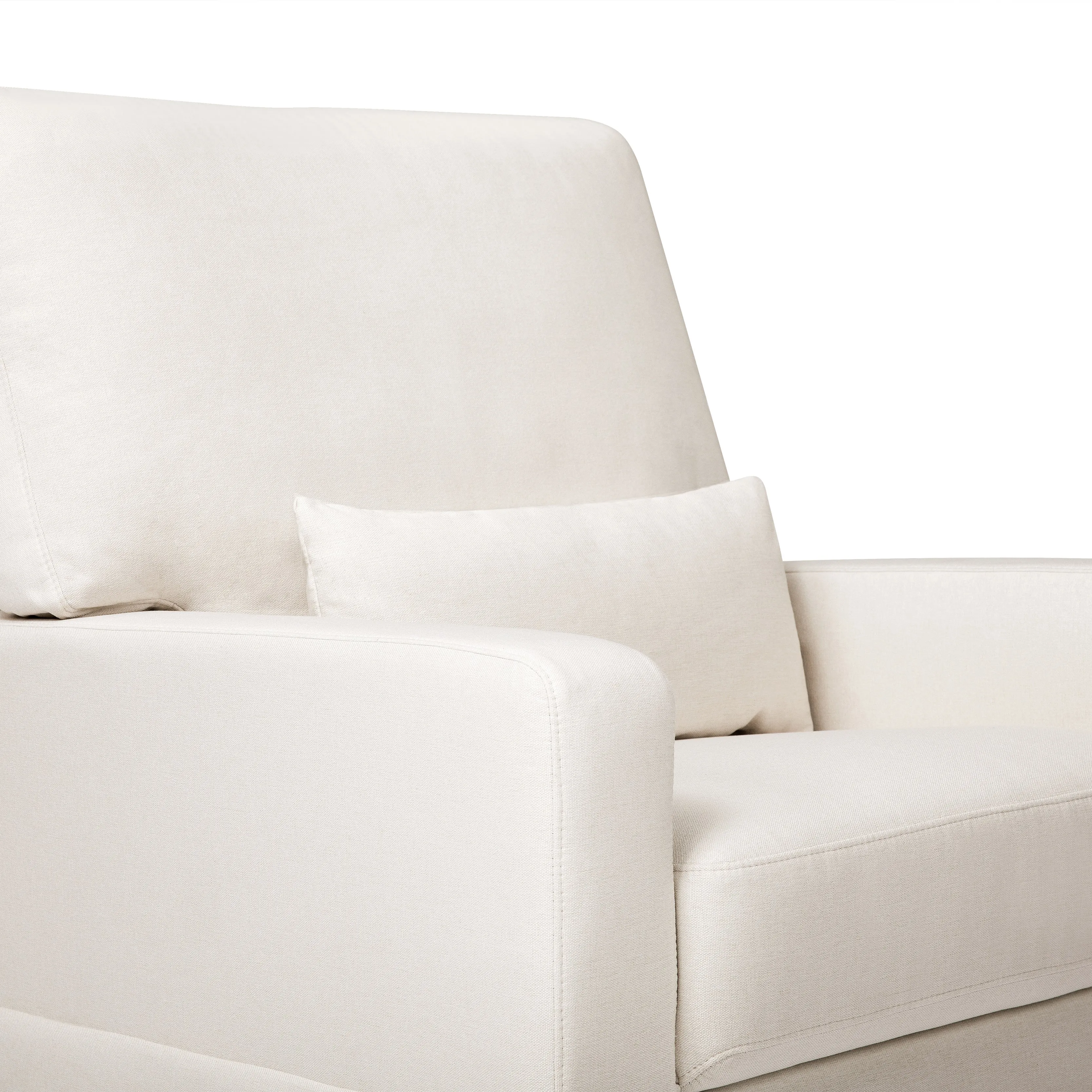 Crawford Pillowback Comfort Swivel Glider in Eco-Performance Fabric | Water Repellent & Stain Resistant