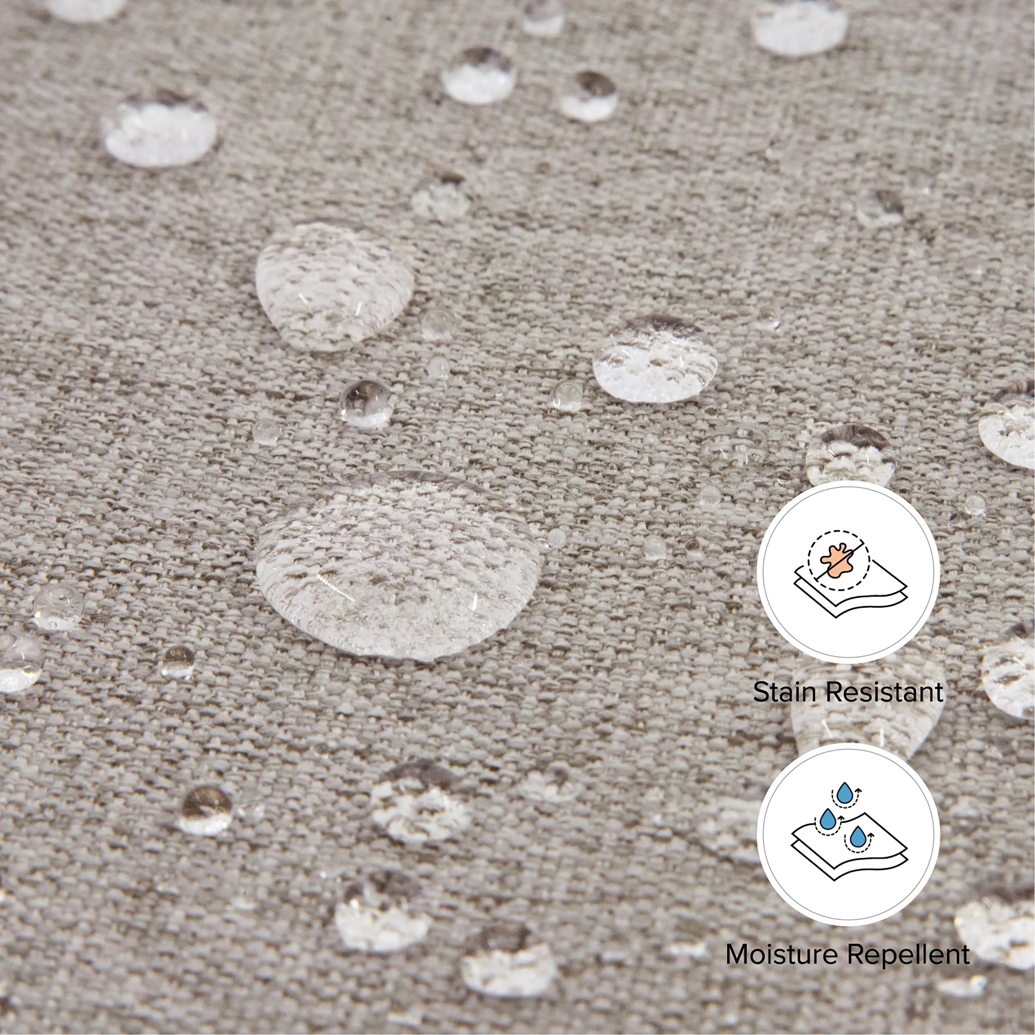 Crawford Pillowback Comfort Swivel Glider in Eco-Performance Fabric | Water Repellent & Stain Resistant