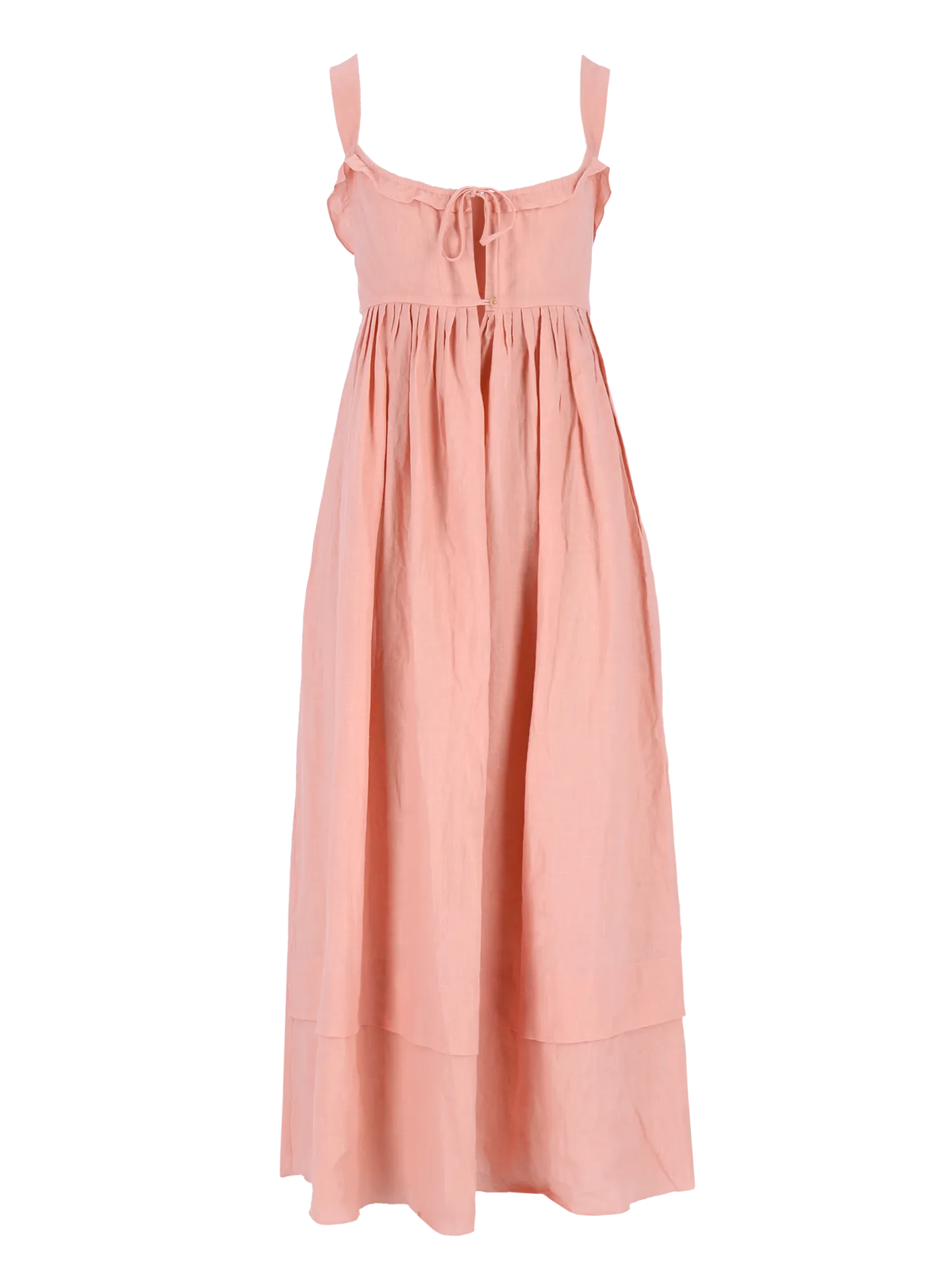 criss-cross back midi dress
