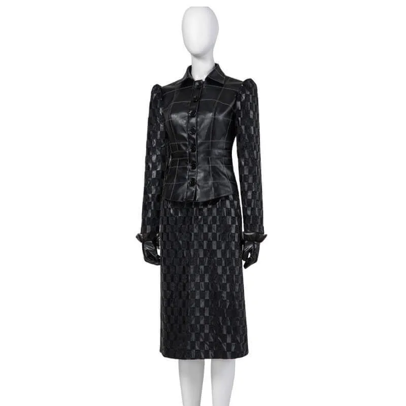 Cruella 2021 Cosplay Cruella De Vil Costumes Halloween Cruella Devil Uniform Suit