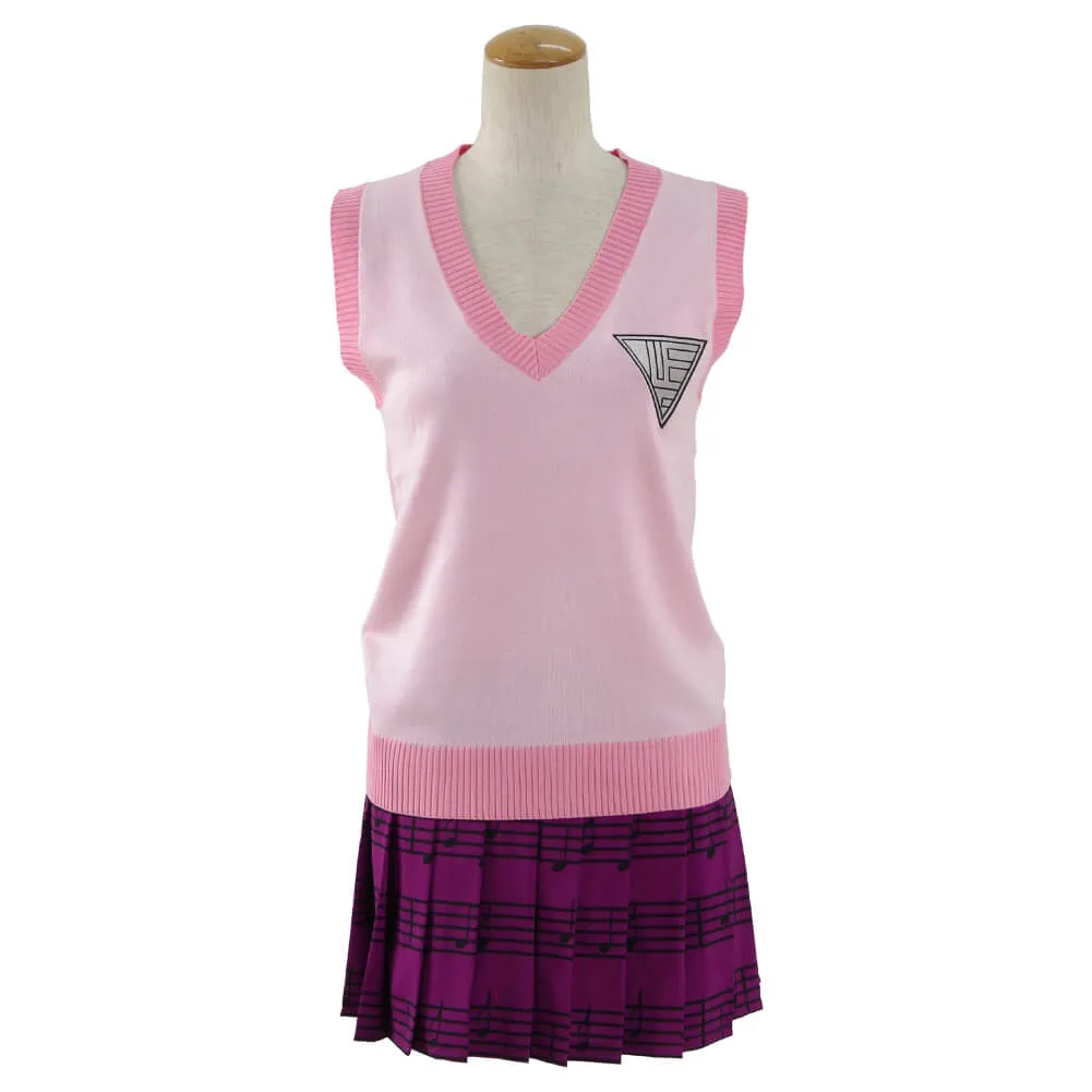 Danganronpa V3: Killing Harmony Kaede Akamatsu Vest Skirt Cosplay Costume