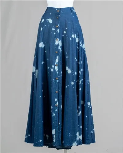 Denim Splash Skirt