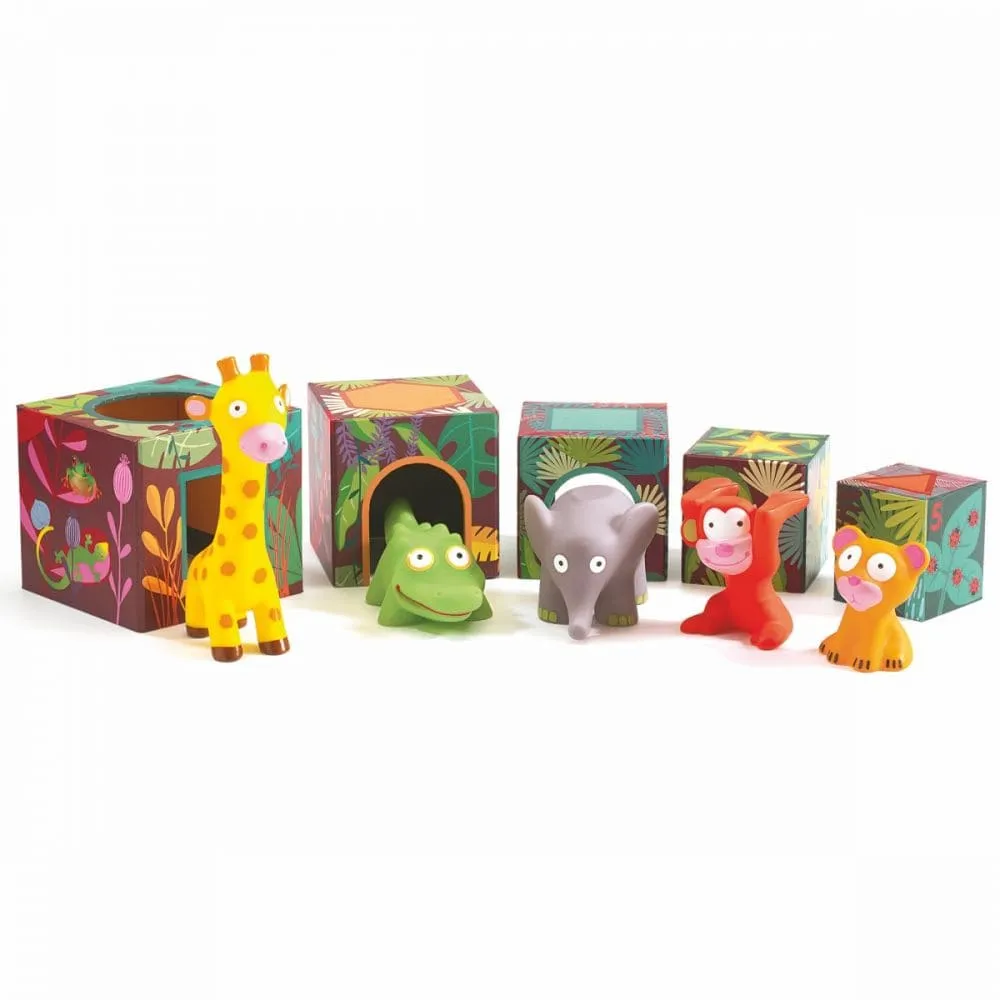 Djeco DJ09101 MAXI Topanijungle Stacking Game