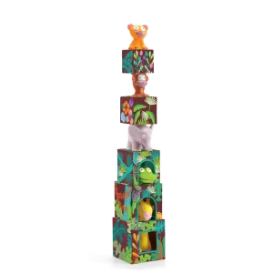 Djeco DJ09101 MAXI Topanijungle Stacking Game