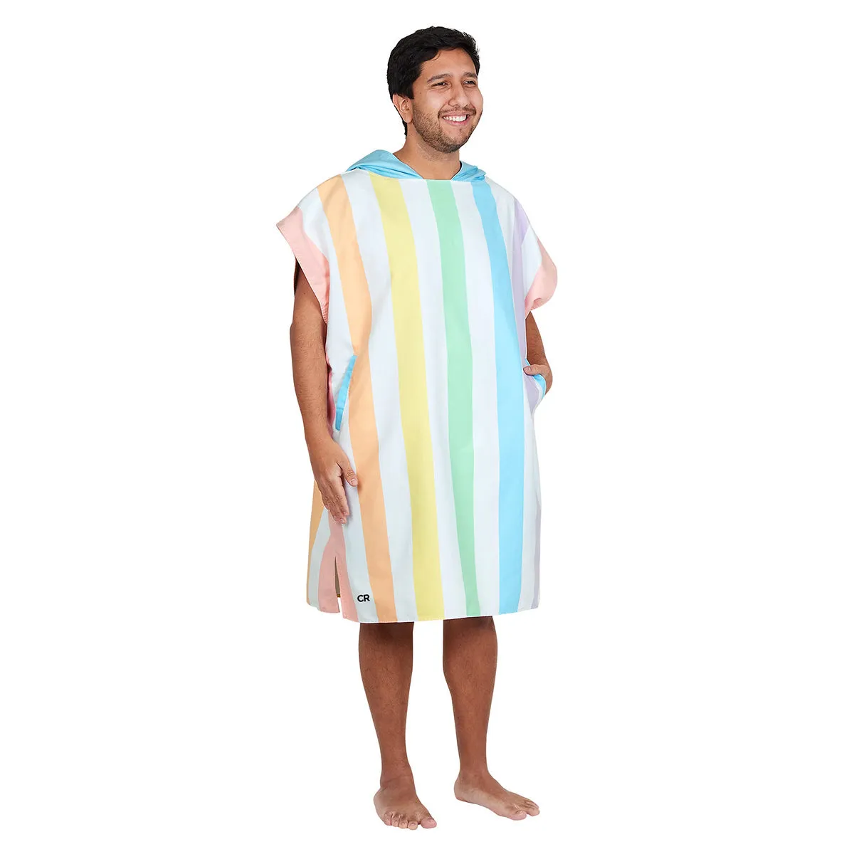 Dock & Bay Poncho Adults - Unicorn Waves - Customized Embroidery Personalized for You