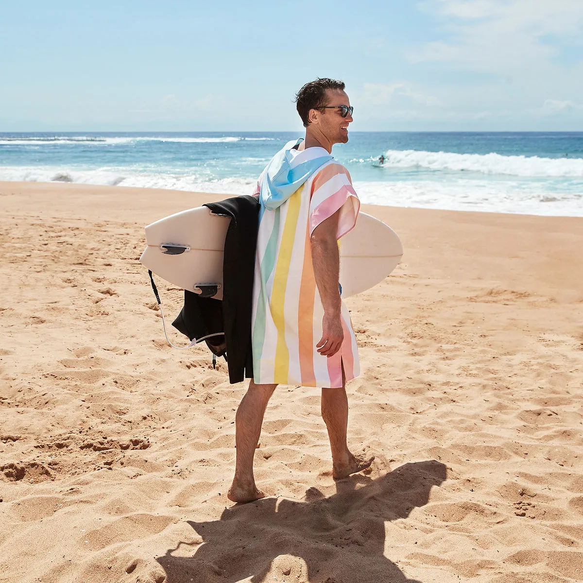 Dock & Bay Poncho Adults - Unicorn Waves