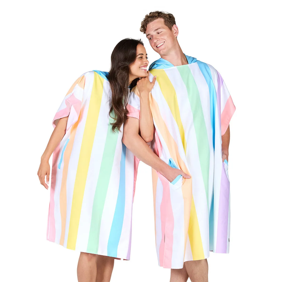 Dock & Bay Poncho Adults - Unicorn Waves