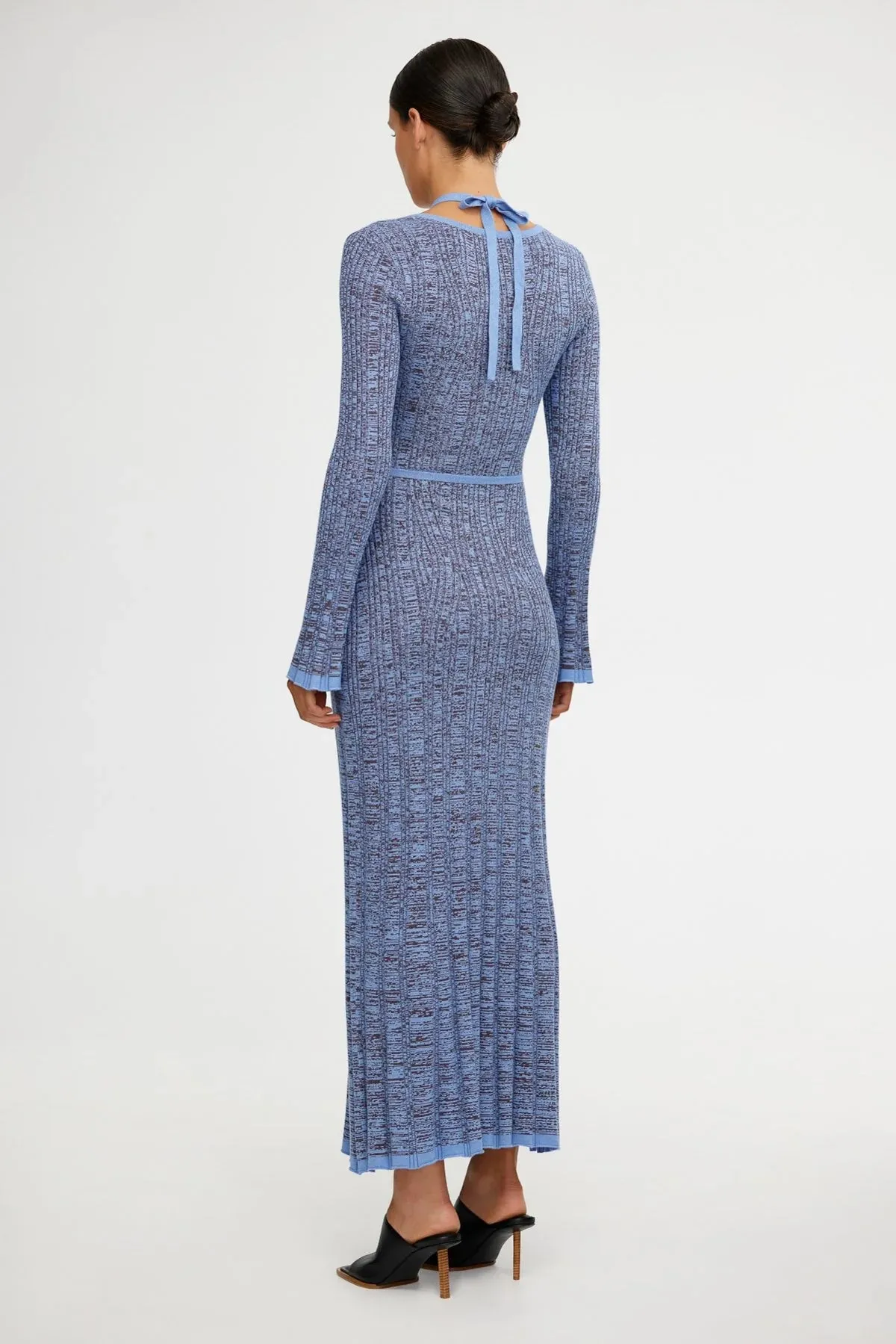 Dua Maxi Dress in Periwinkle Marle