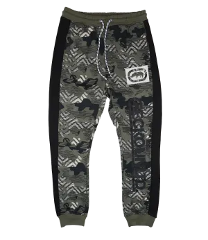 ECKO UNLTD FLEECE JOGGER PANTS OLIVE CAMO - EO31G632