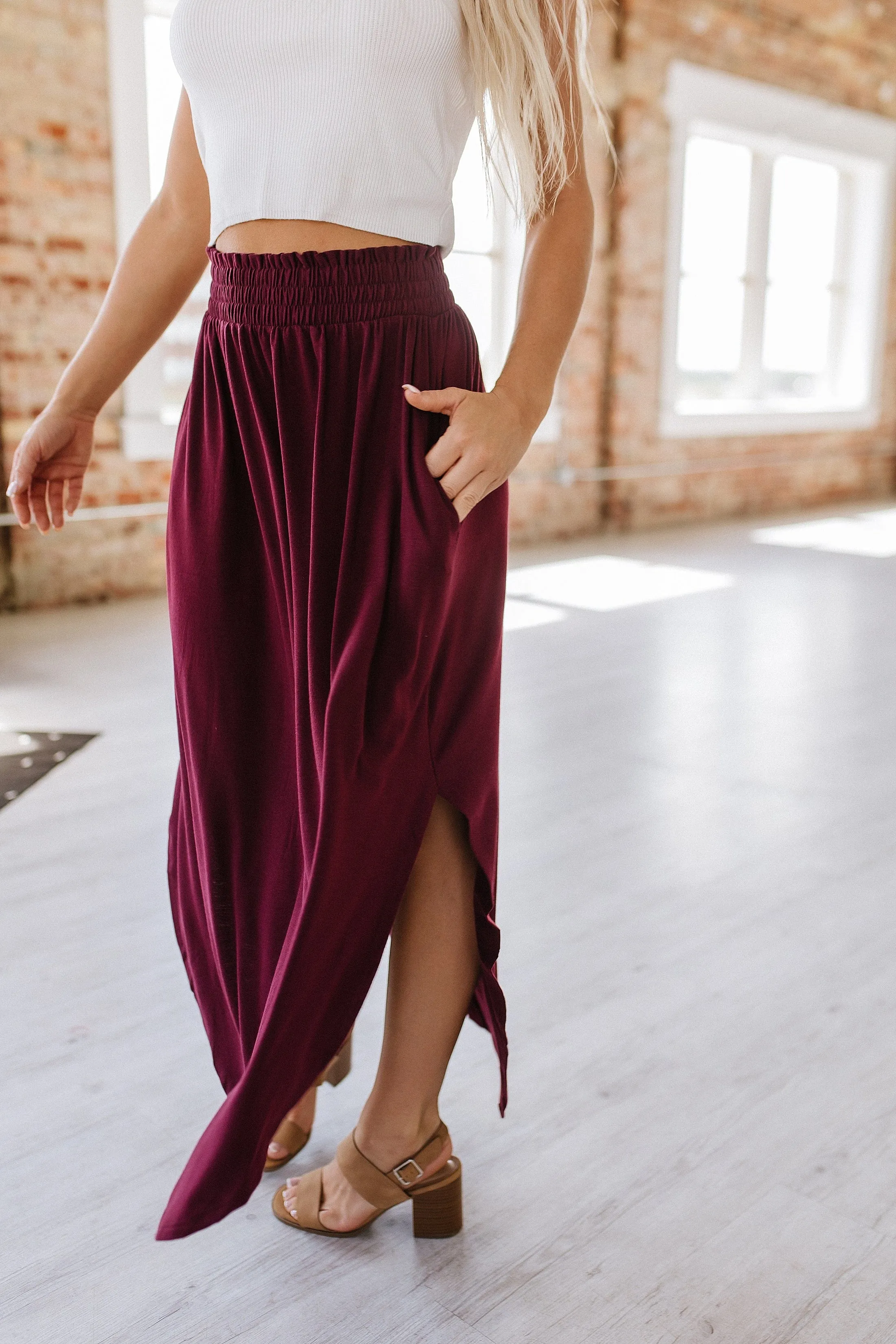 Eliza Maxi Skirt w/ Pockets | S-XL