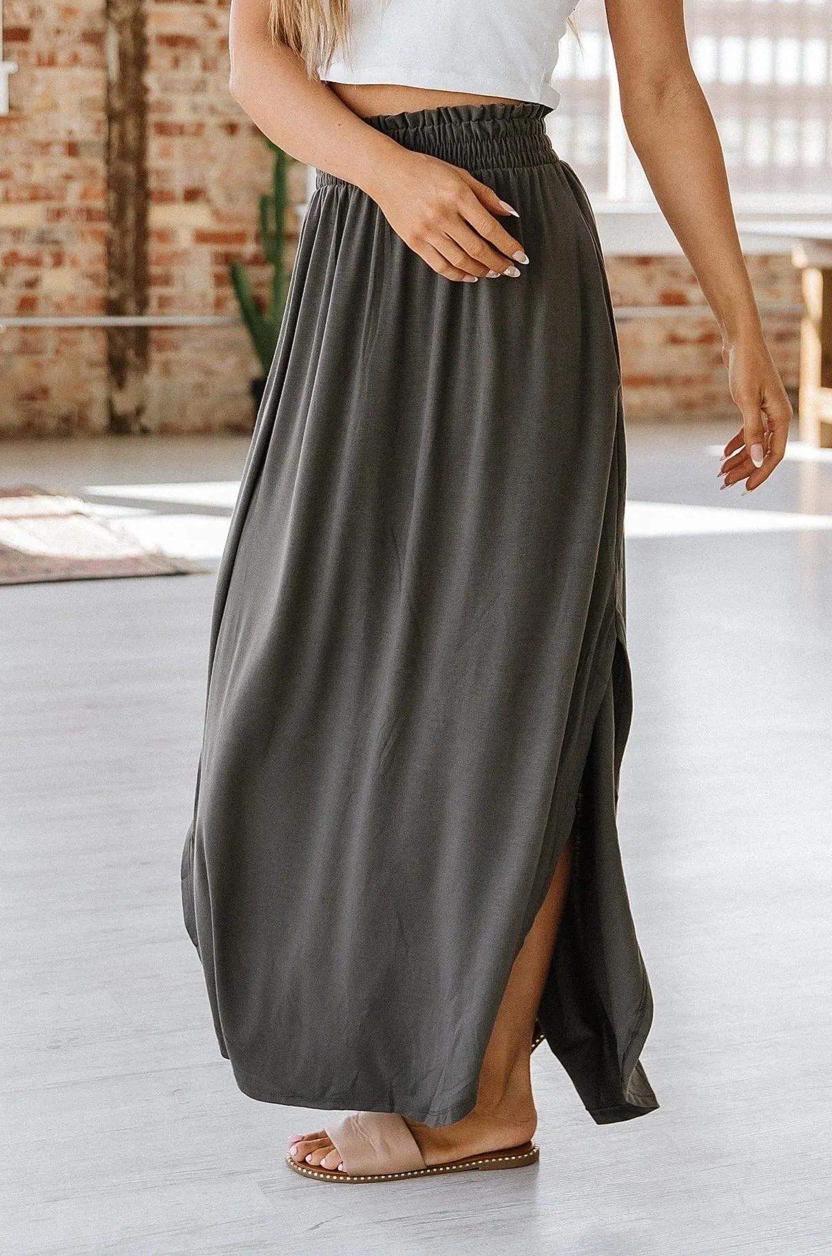 Eliza Maxi Skirt w/ Pockets | S-XL