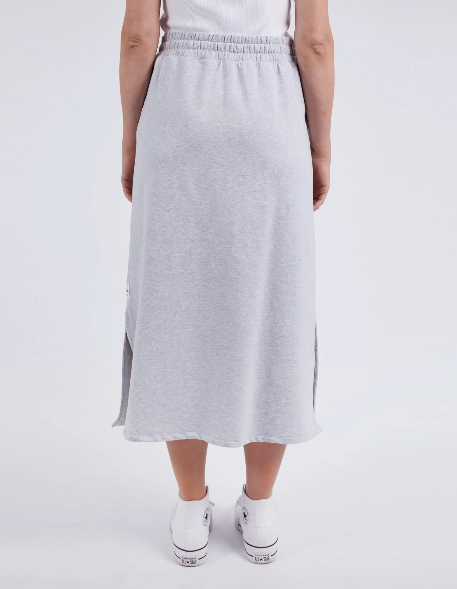Elm Travel Skirt Grey Marle