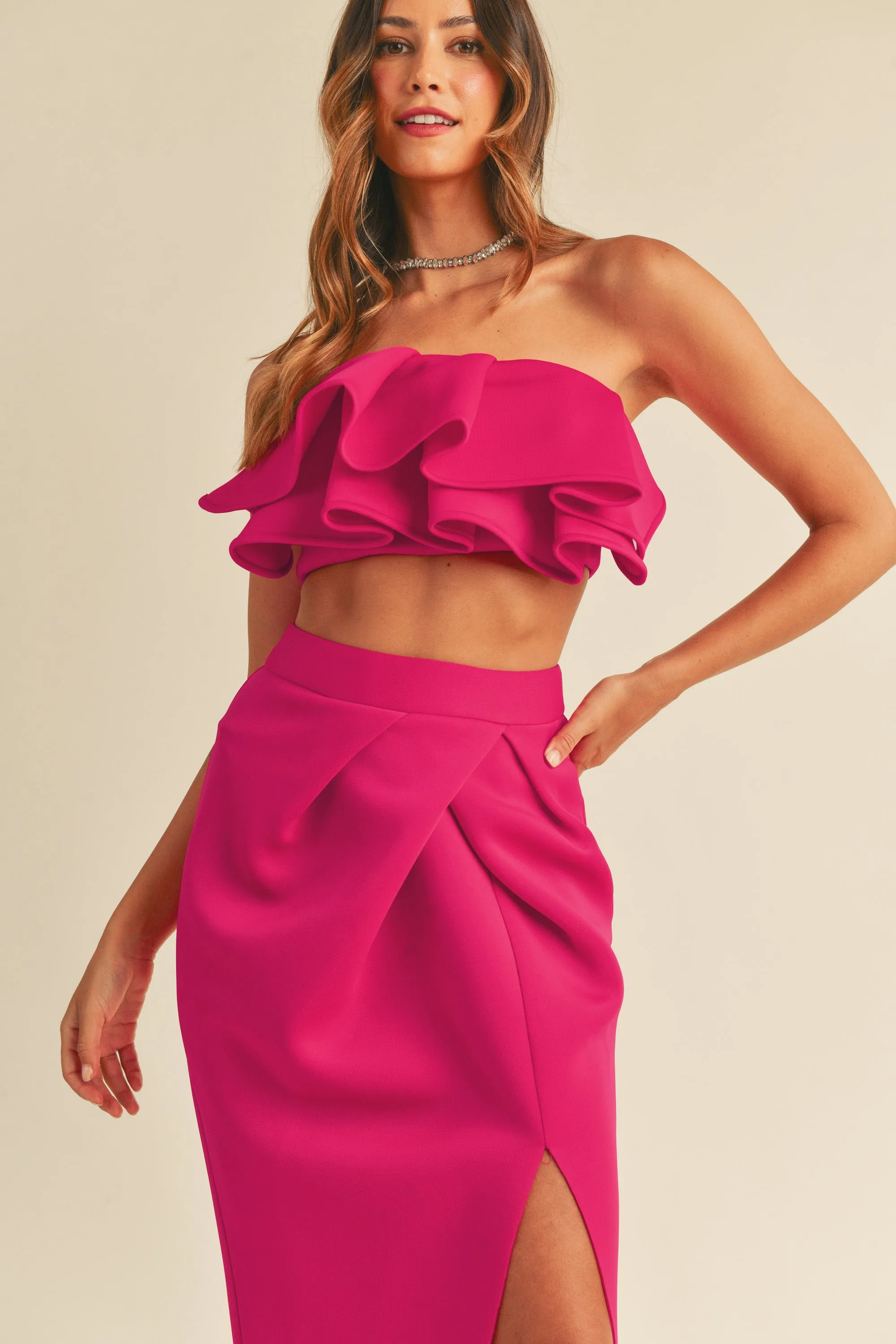 EMILIANA RUFFLE SCUBA TUBE SET