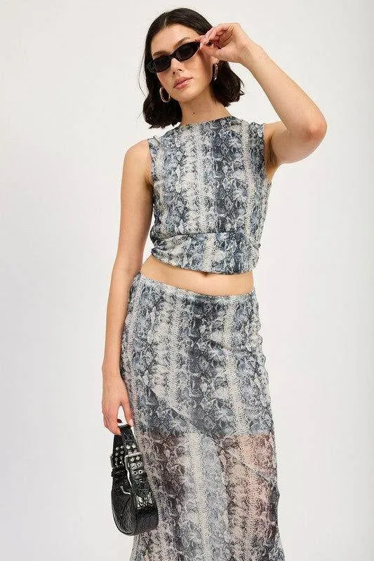 Emory Park Mermaid Maxi Skirt
