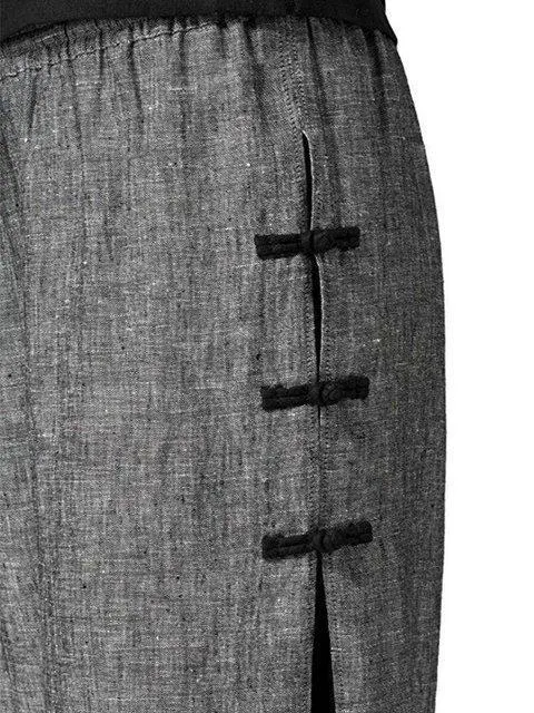 FashionSierra - Casual Loose Wide Leg Black Pants Women
