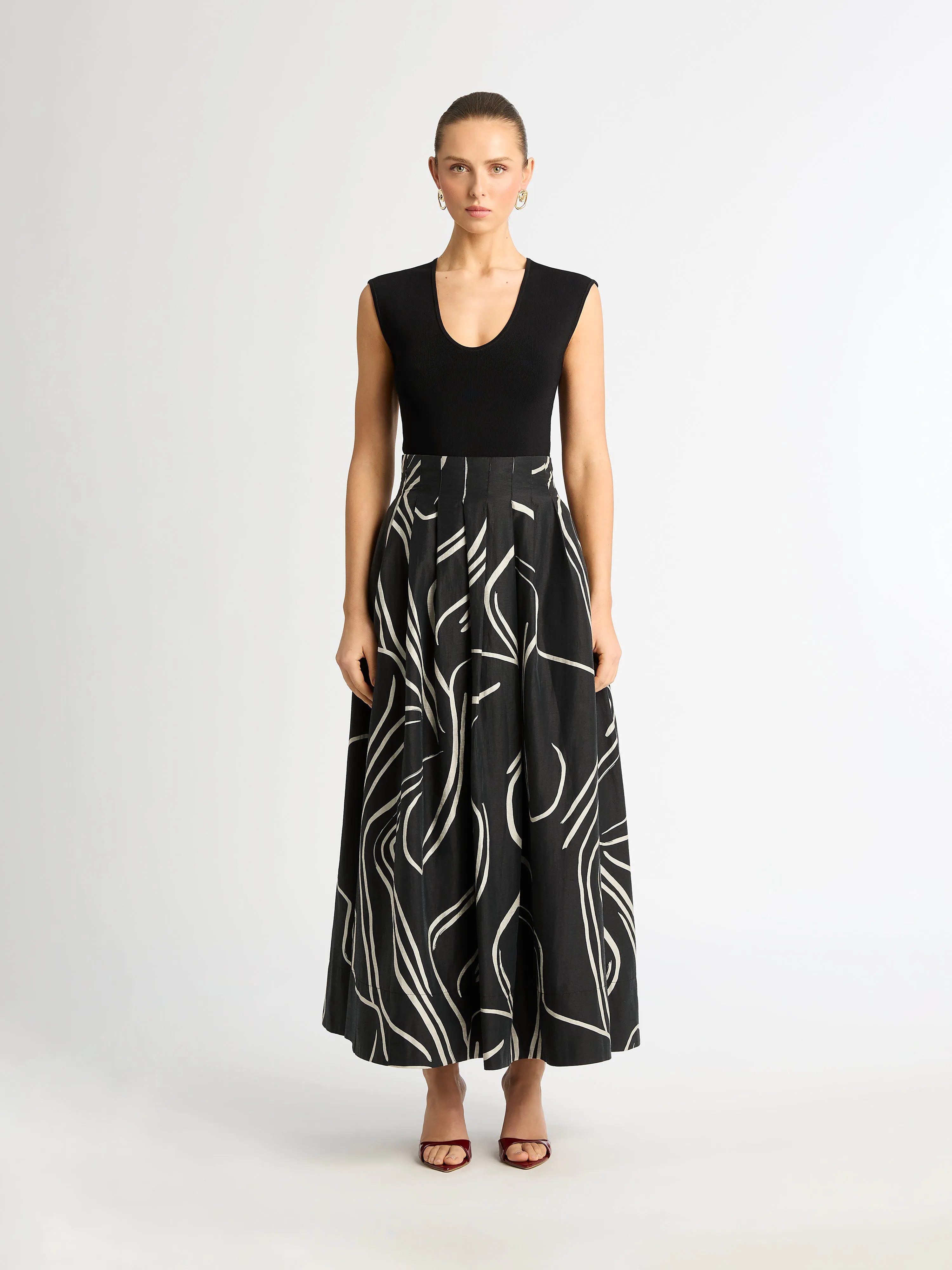 FIGURE DANCER MAXI SKIRT