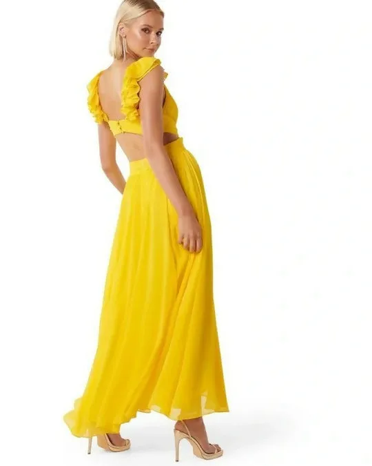 Forever New Selena Dress in Yellow