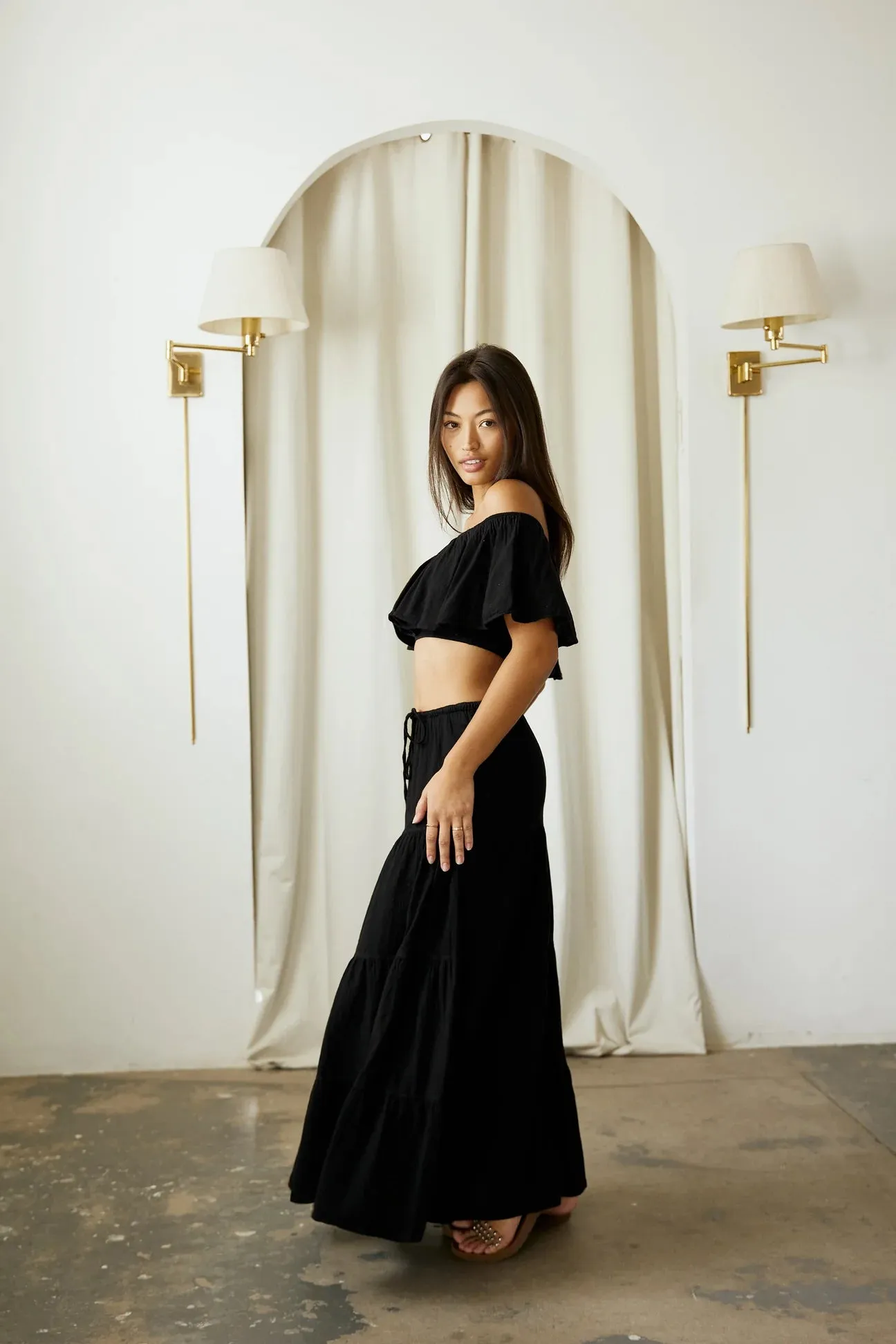 Gaia Skirt in Black