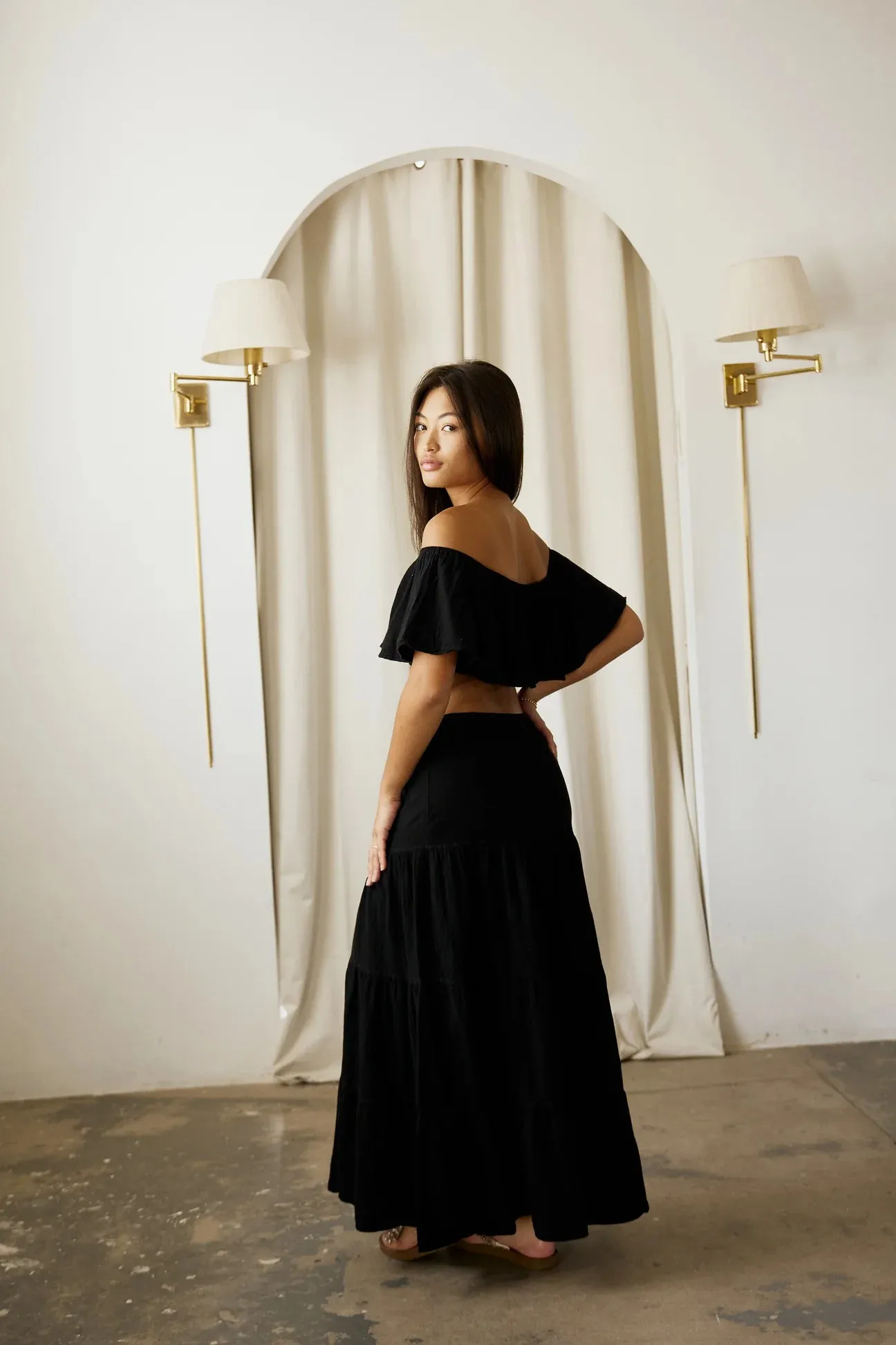 Gaia Skirt in Black