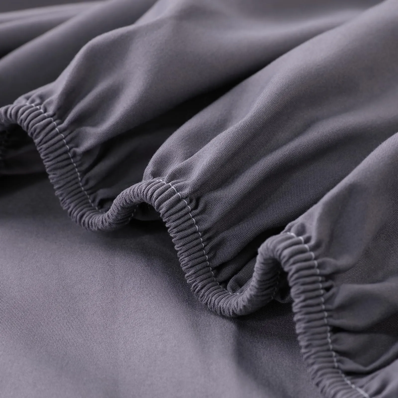 Homestic Double Bed Mattress ProtectorBed Protecter with Elastic 180x200 CM (Dark Grey)