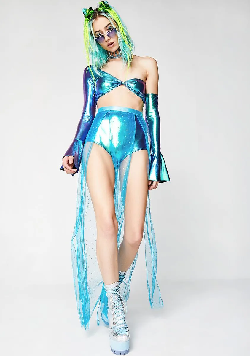 Ice-Y Beatz Sheer Maxi Skirt