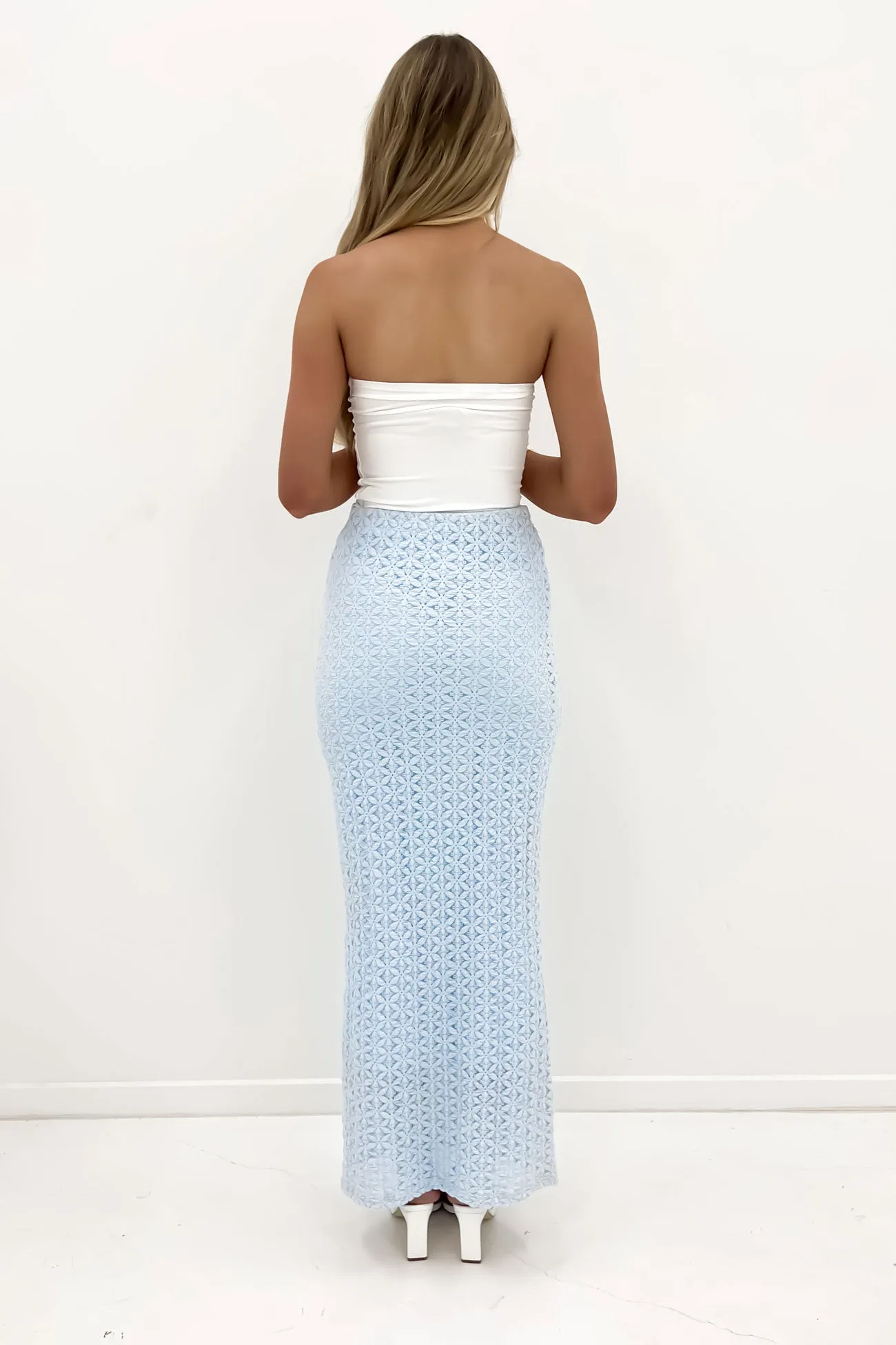 Julianna Maxi Skirt Blue