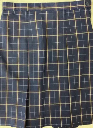 Kick Pleat Skirt - Plaid #6AU