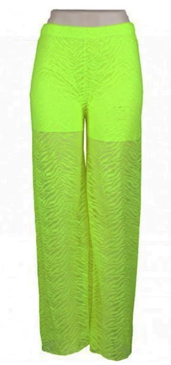 Ladies Neon Color Beach Pants