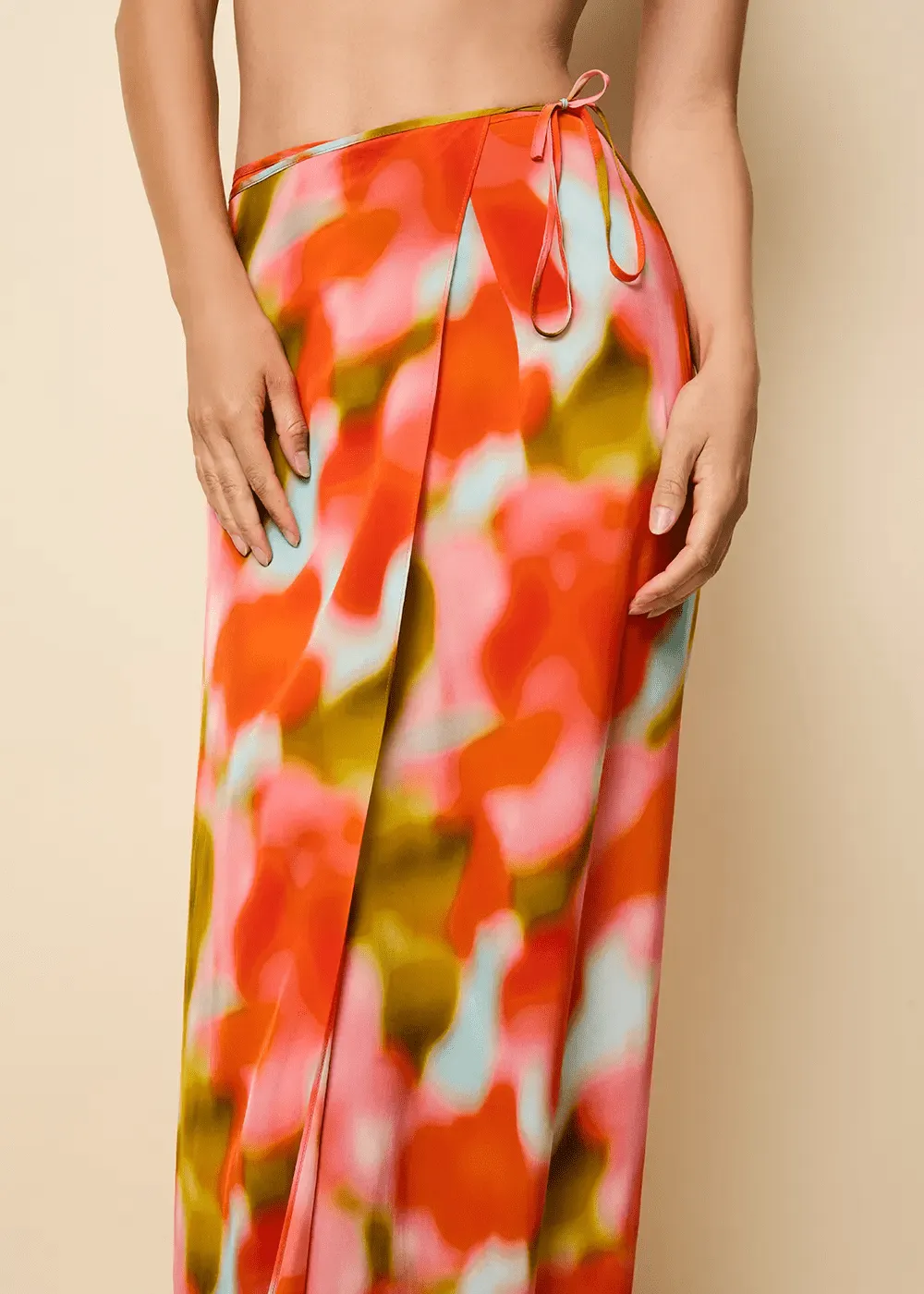 Leau Skirt Blur Print