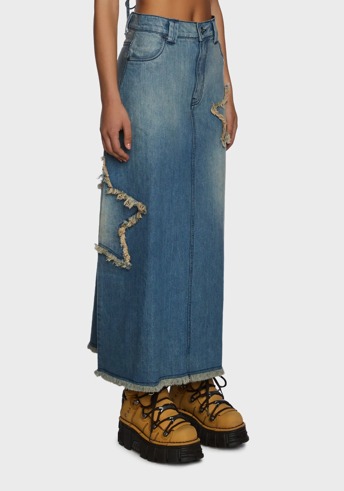 Liberty Star Midi Skirt