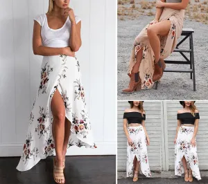 Long Casual High Waist Skirt