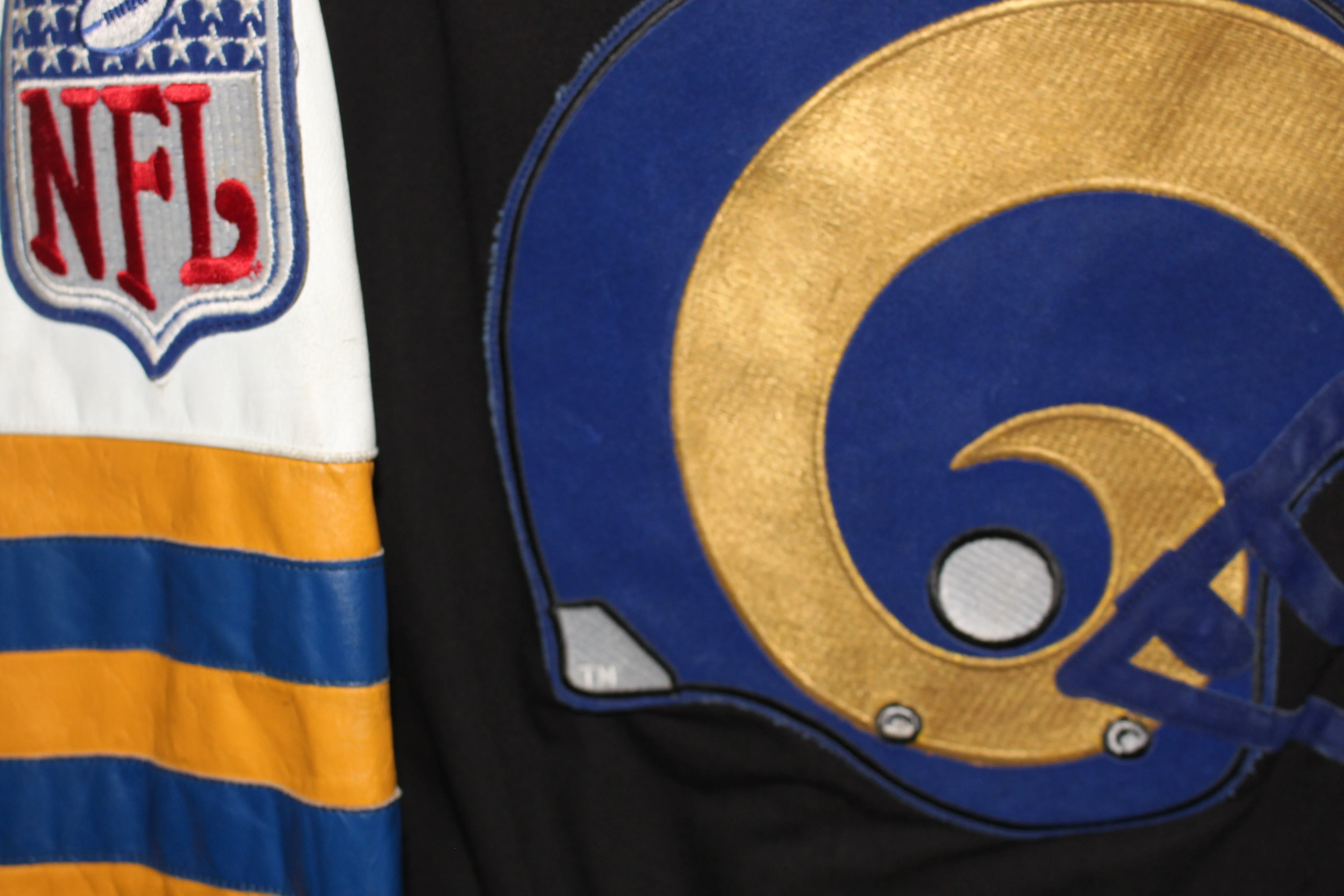 Los Angeles Rams Jeff Hamilton Leather Jacket (L)