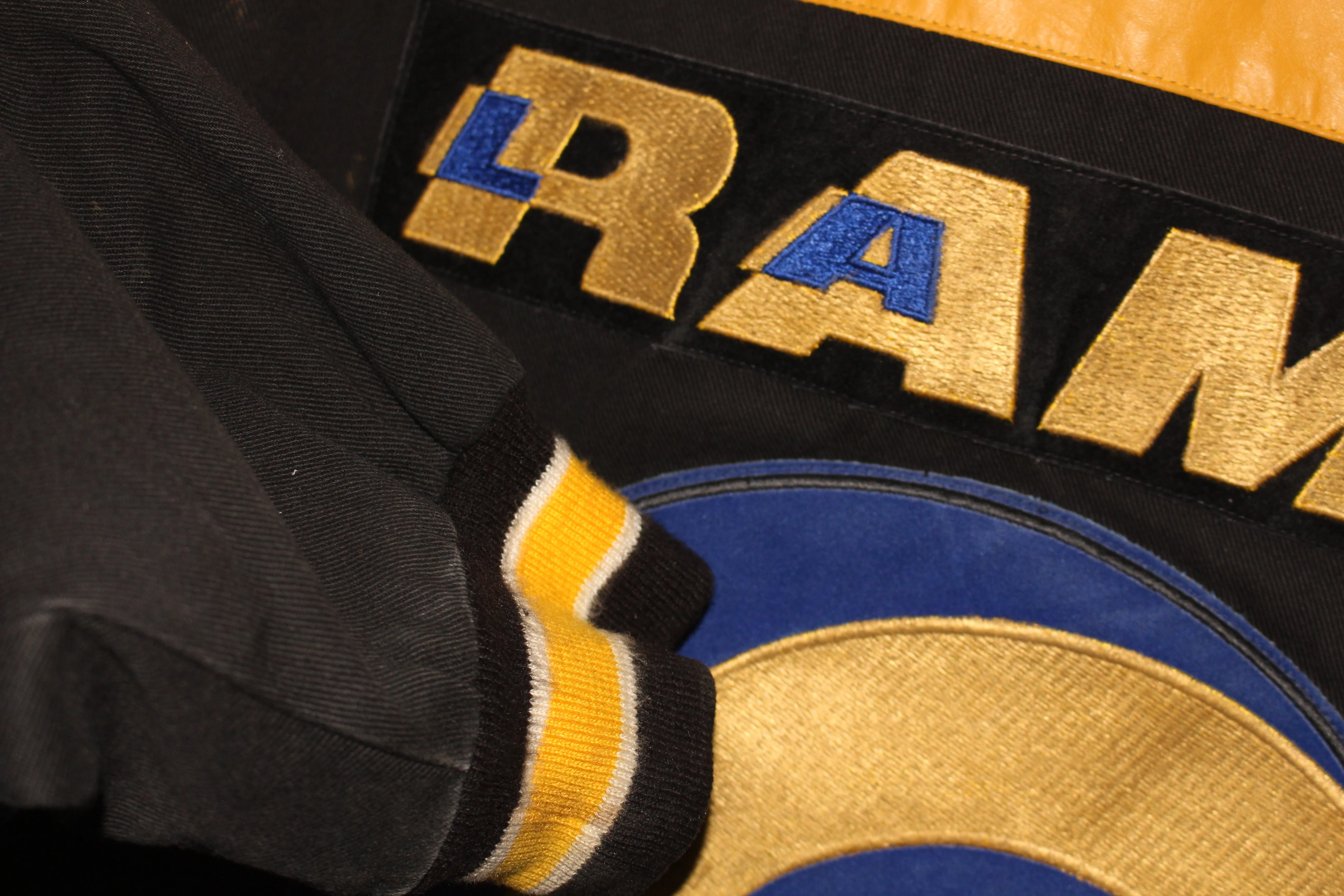 Los Angeles Rams Jeff Hamilton Leather Jacket (L)